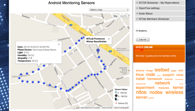 Android Monitoring Sensors