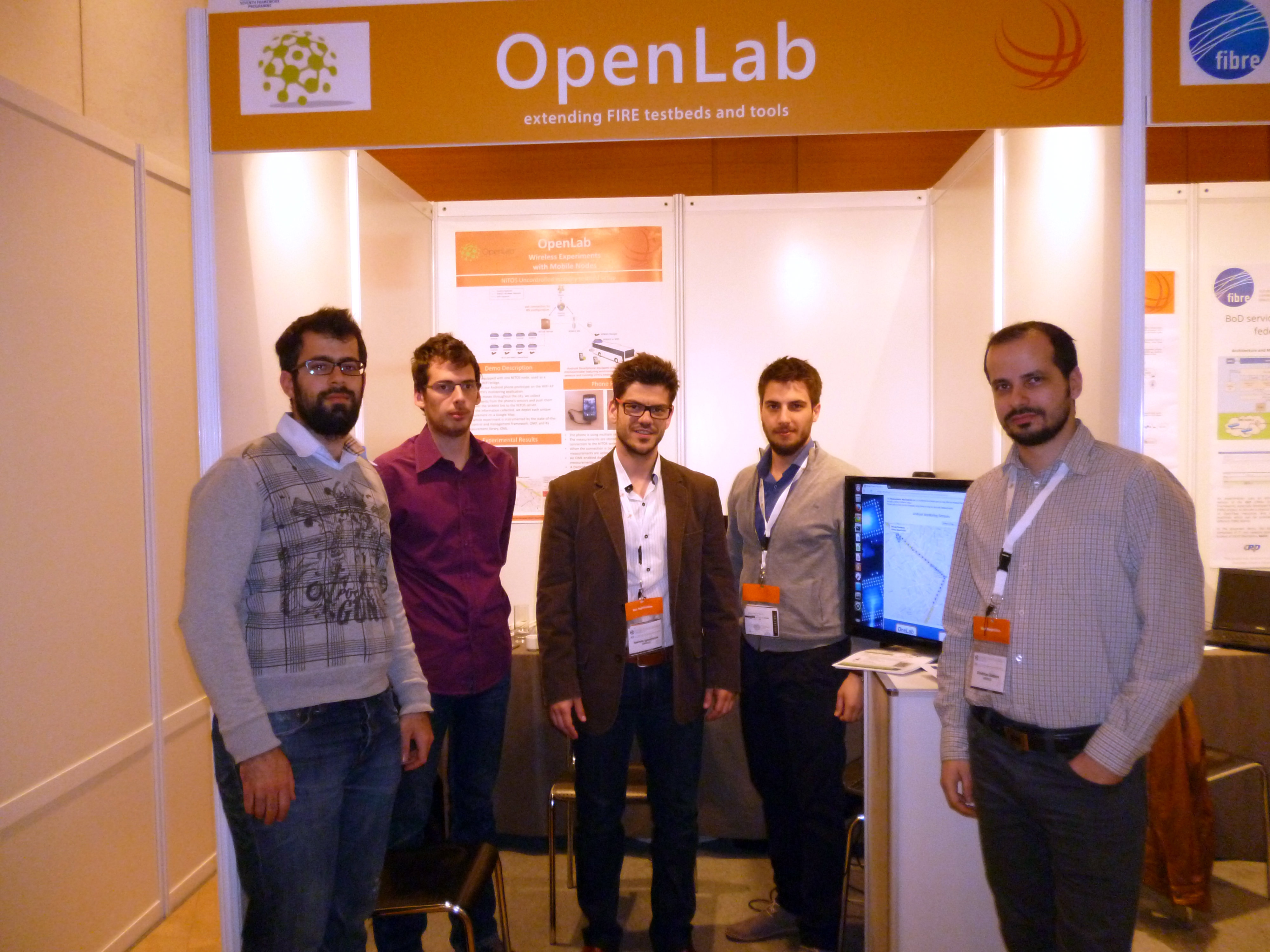 OpenLab-FIBRE booth