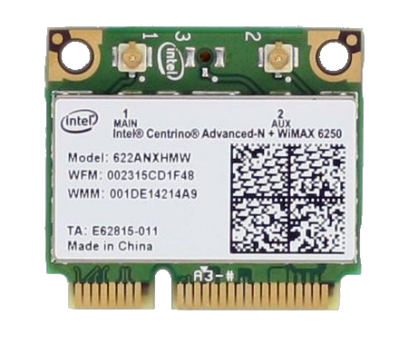 Intel WiMAX 6250 card